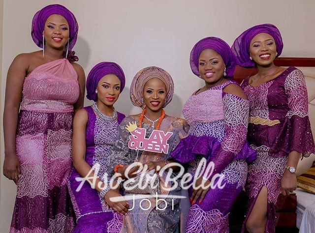 @laheires and her #AsoEbiBella_aso ebi, asoebi, asoebibella