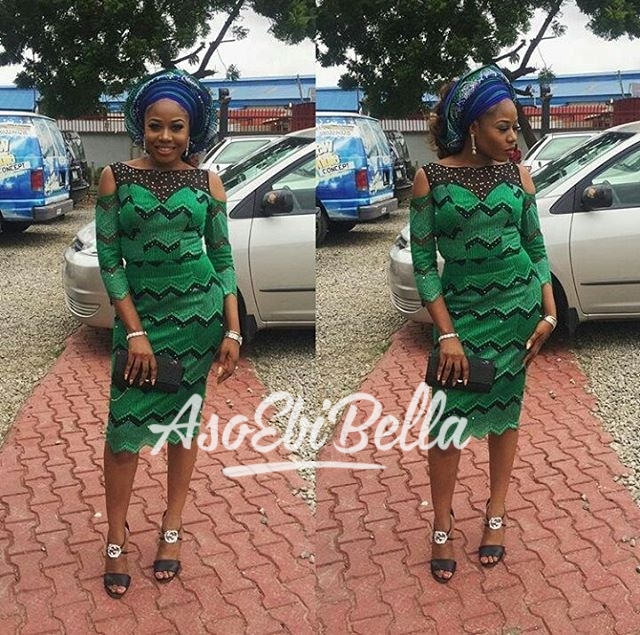 @msbukkyolofin Dress by @elanfashion_ng Fabric @deroyalglfabrics MUA @touchofglammakeover
