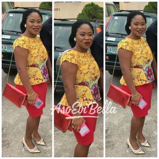 @tandiguarana in an Ankara blouse by @shadesndazzles