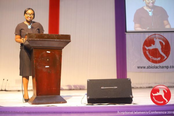 Adebola Deji-Kurunmi presentation a Paper @ The Xceptional Women's Conference