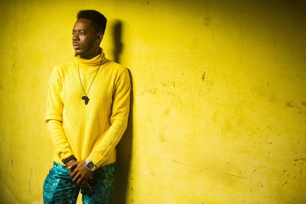 Adekunle Gold is the “Golden King of Music” in New Photos BellaNaija
