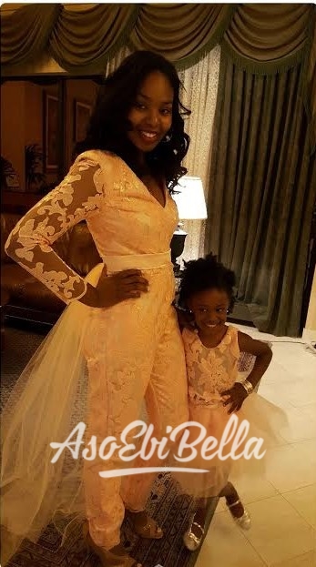Adeola and daughter Adanna