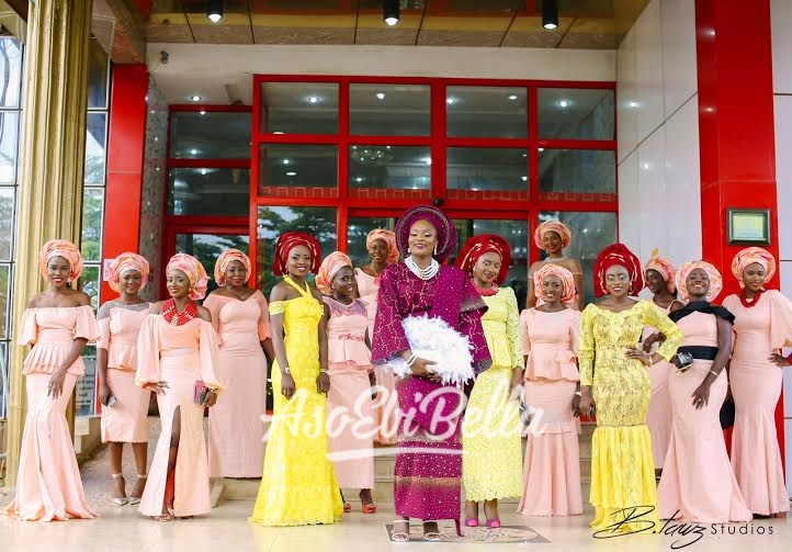 Bride and her #AsoEbiBella