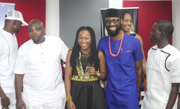 L-R: CEO-Wole Adeniyi, Evelle and the COO