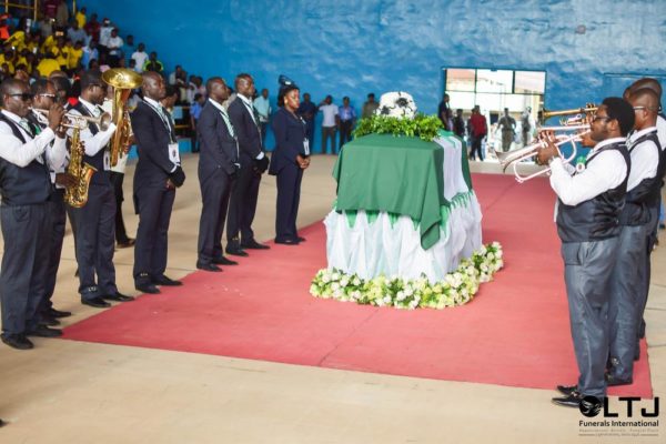 Day 1 viiii - Lying in state & tributes at Stephen Keshi Stadium