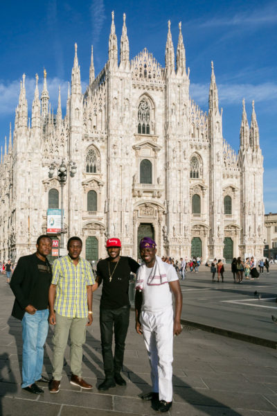 Efe Omorogbe, Abayomi Ajao, 2Baba and Ayeni Adekunle 1