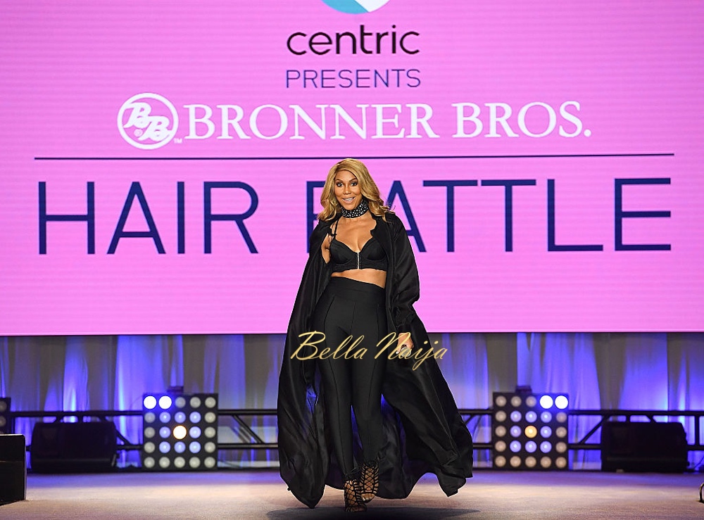 ATLANTA, GA - AUGUST 21: Recording artist Tamar Braxton onstage at Centric Presents Bronner Bros. Hair Battle at Georgia World Congress Center on August 21, 2016 in Atlanta, Georgia. (Photo by Paras Griffin/Getty Images)