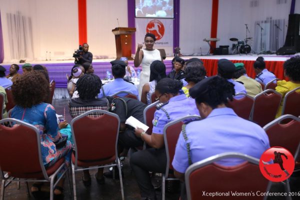 Jumoke Popoola facilitating a Breakout Session