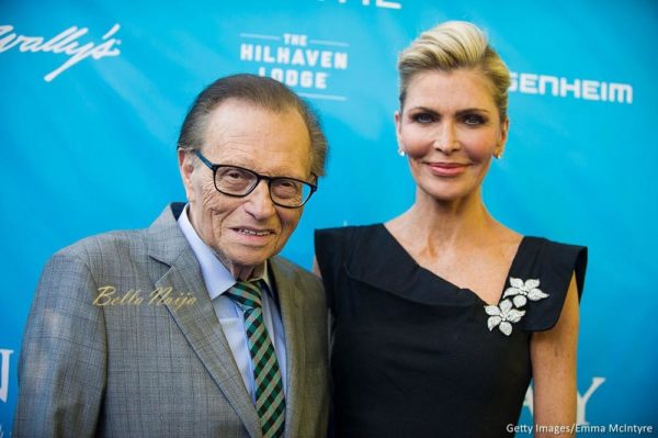 LOS ANGELES, CA - AUGUST 10: Larry King (L) and Shawn King attend at RatPac Entertainment Hosts Special Event for UN Secretary-General Ban Ki-moon at Hillhaven Lodge on August 10, 2016 in Los Angeles, California. (Photo by Emma McIntyre/Getty Images)