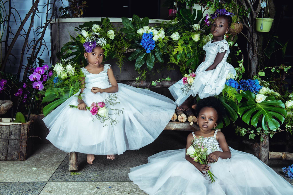 Nigerian flower girl dresses top