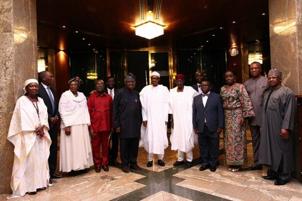 President Buhari Receives UNFPA ED Babatunde Osotimehim