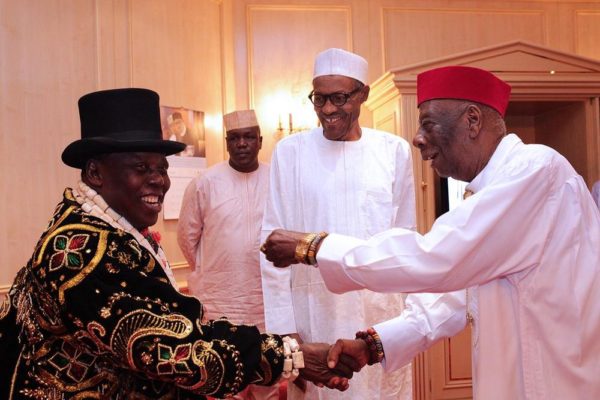 President Buhari and Ogoni Leaders2