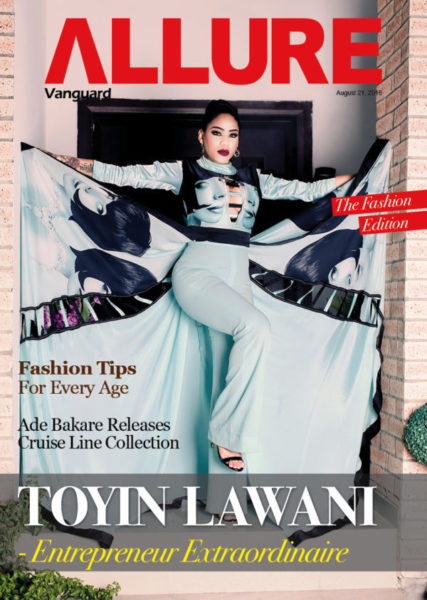 Toyin Lawani is Entrepreneur Extraordinaire on the cover of Vanguard Allure's Fashion Edition - Bella Naija