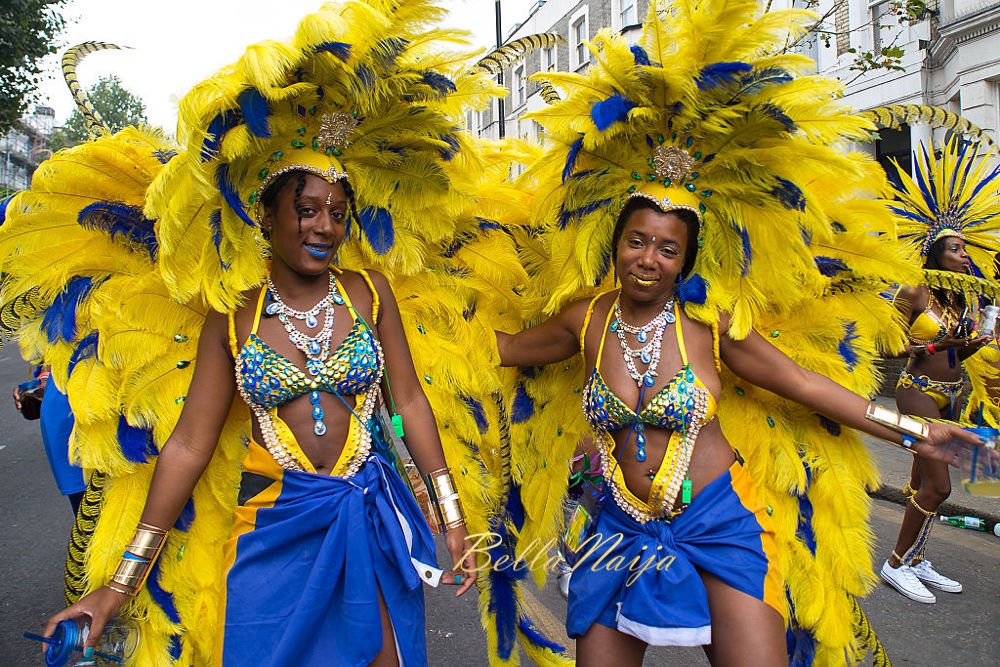 LONDON, ENGLAND - AUGUST 29: Performers take part in the Notting Hill Carnival on August 29, 2016 in London, England. The Notting Hill Carnival has taken place every year since 1966 in Notting Hill in north-west London and is one of the largest street festivals in Europe with more than a million people expected over two days. on August 29, 2016 in London, England. (Photo by Ben A. Pruchnie/Getty Images)