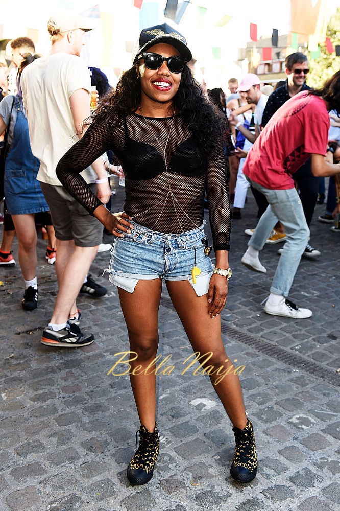 LONDON, ENGLAND - AUGUST 29: Lady Leshurr attends the Converse party at Notting Hill Carnival to celebrate the new carnival inspired Converse Custom Chuck Taylor All Stars, designed by leading British music talent Lady Leshurr, Nadia Rose and Clara Amfo at Dock Kitchen on August 29, 2016 in London, England. (Photo by David M. Benett/Dave Benett / Getty Images for Converse)