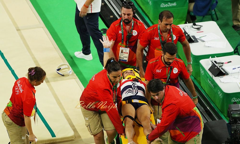 RioOlympics2016 French Gymnast Breaks Leg During Olympic Vault Watch