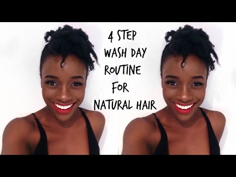 Bnfrofriday 4 Step Wash Day Routine For 4c Natural Hair With Tips