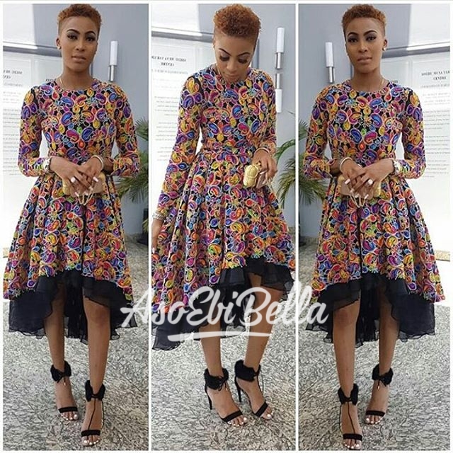 @glorynina in @jeaneelcouture_official Fabric by @fabrilia_nig