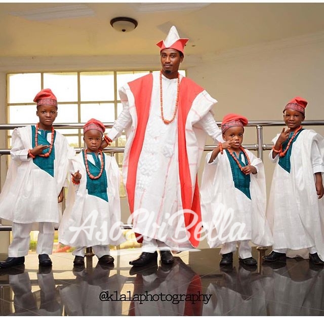 Bayo #DamiBayo2016 & Kids Aso Oke @bimmms24 Photography by @klalaphotography