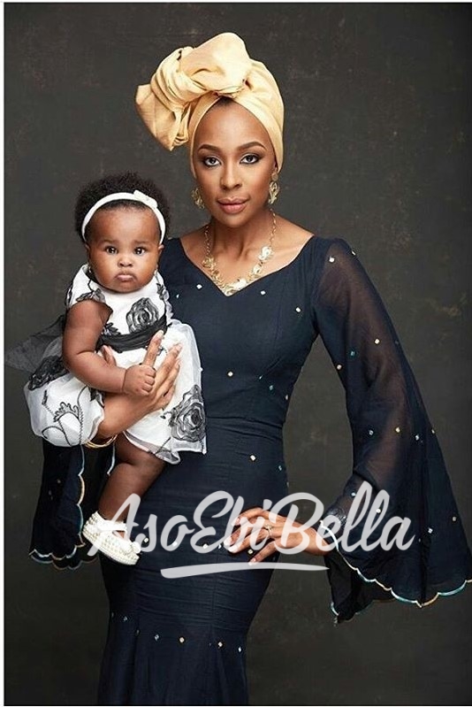 Beautiful Mother and Child. Photography by @bighstudios Makeup and turbans by @clairetransformations Assistant @amnafadoul @kunle_laniyan