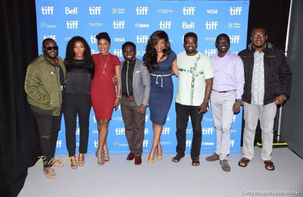 Director Abba Makama, actresses Genevieve Nnaji, Omoni Oboli, producer/director Uduak-Obong Patrick, director Kemi Adetiba, actor Kunle Afolayan, directors Niyi Akinmolayan and Izu Ojukwu