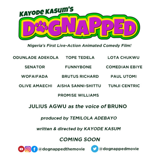 Coming Soon #DognappedTheMovie Title Poster
