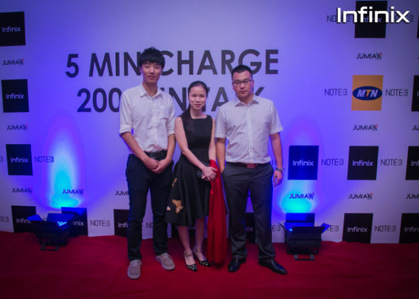 Guest at infinix note 3 event