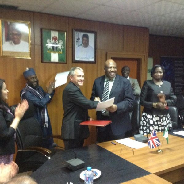 Image result for pictures of mou between nigeria and britain