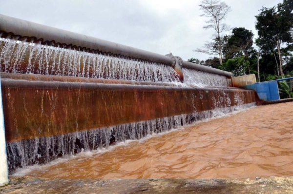 PIC.41. A SECTION OF THE WATER TREATMENT PLANT WHICH IS PART OF THE CENTRAL OGBIA REGIONAL WATER SUPPLY PROJECT INAGURATED BY THE MINISTER OF WATER RESOURCES, MR SULEIMAN ADAMU IN OTUOKE, BAYELSA, ON THURSDAY (8/9/16). ABOUT 130,000 PEOPLE FROM 13 COMMUNITIES ARE EXPECTED TO BENEFIT FROM THE N5.9BILLION WATER PROJECT. 8/9/2016/JAU/BJO/NAN