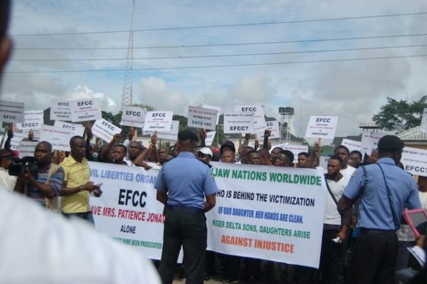 Patience Jonathan Protesters