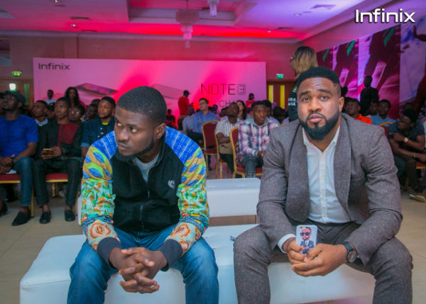 Praiz MTN ambassador at Infinix note 3 event