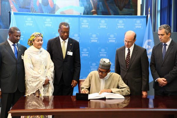 President Buhari Climate Change Agreement