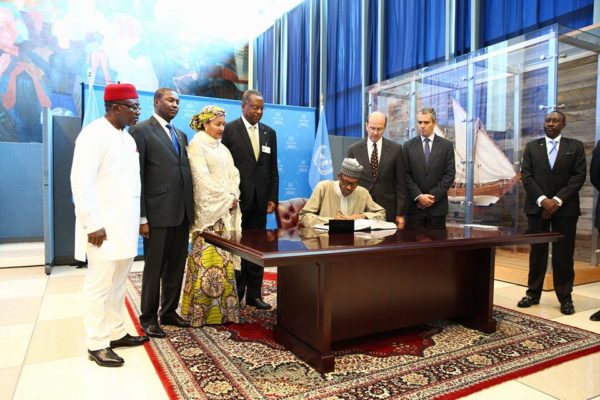 President Buhari Climate Change Agreement2