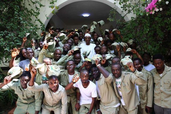 President Buhari Meets NYSC Members in Daura3