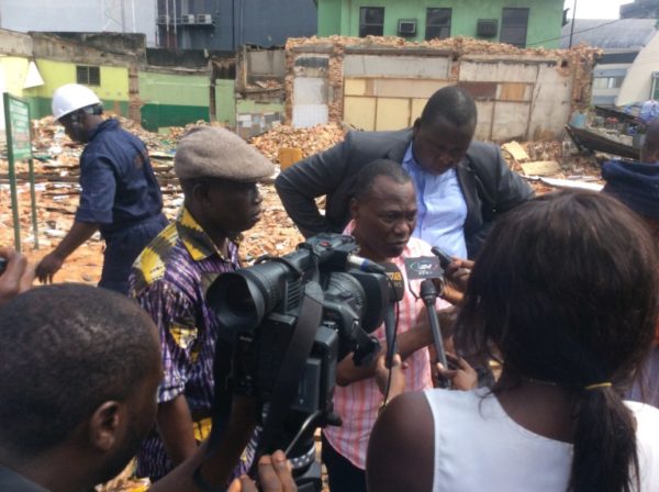 Press Conference at the Site of Demolished Ilojo Bar | Credit: KTravula.com