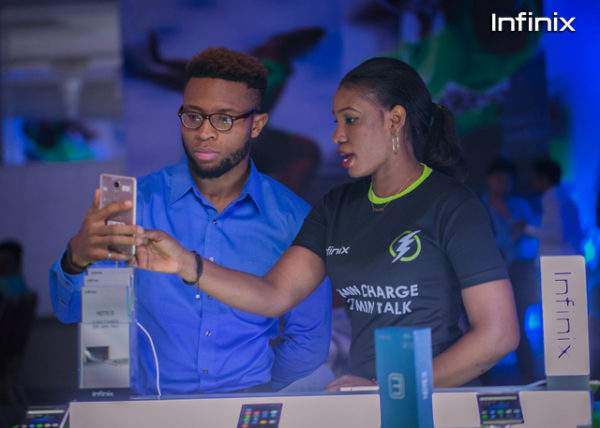 Pulse chuey chu at Infinix note 3 launch event