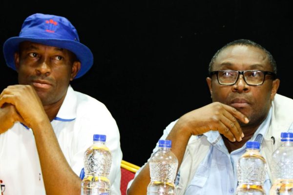 SFH Representatives_ Paschal Azubuike and Ernest Nwokolo observing the audition process