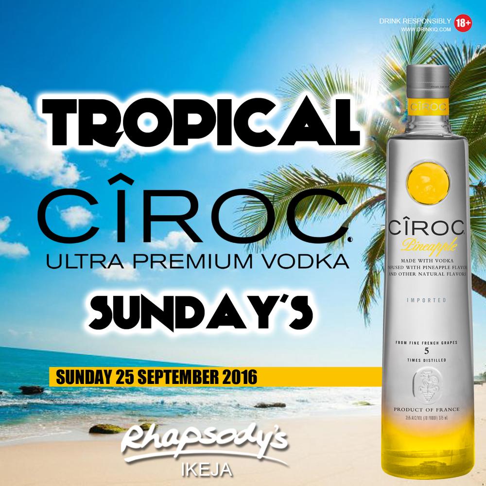 Tropical ciroc sundays 25 September D