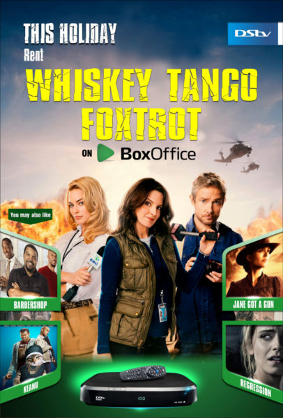 This Holiday, Rent & Enjoy Whiskey Tango Foxtrot, Jungle Book, Barbershop & more Movies on BoxOffice by DStv