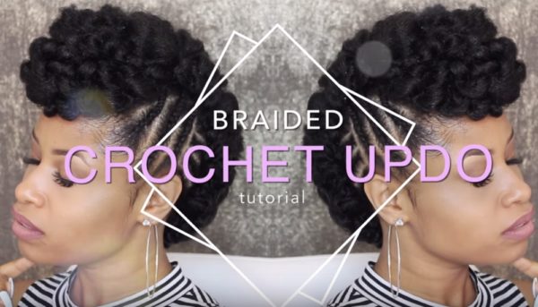 ... Mohawk Tutorial using Crochet Hair Extensions by TheChicNatural