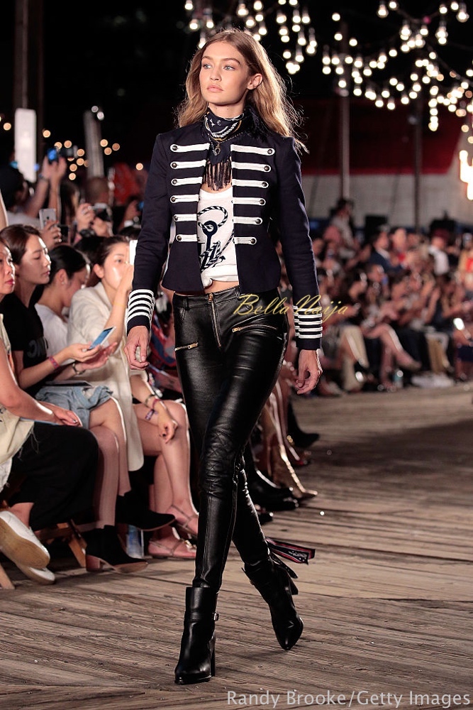 NYFWSS17: Gigi Hadid Tommy Fall 2016 Collection - Nautical Modern at Tommy Pier | BellaNaija