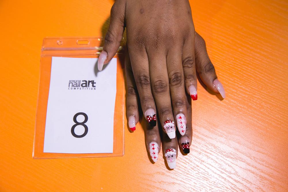 Winner of the 2016 African Nail Art Competition walks away with