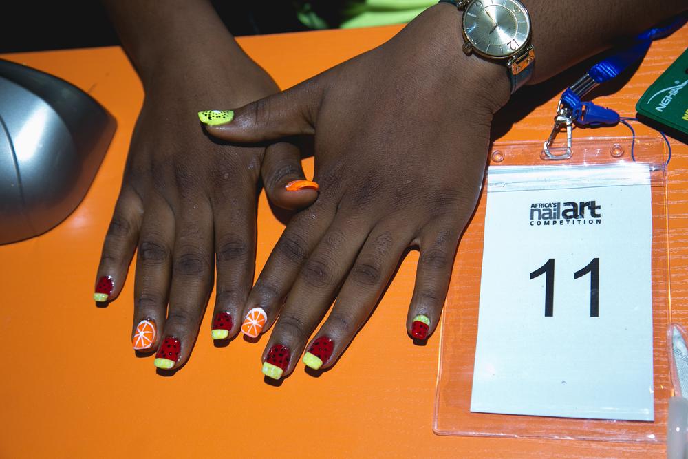 Winner of the 2016 African Nail Art Competition walks away with