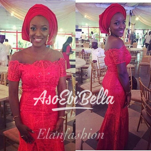 Bella in @elanfashion_ng Fabric @deroyalfabrics