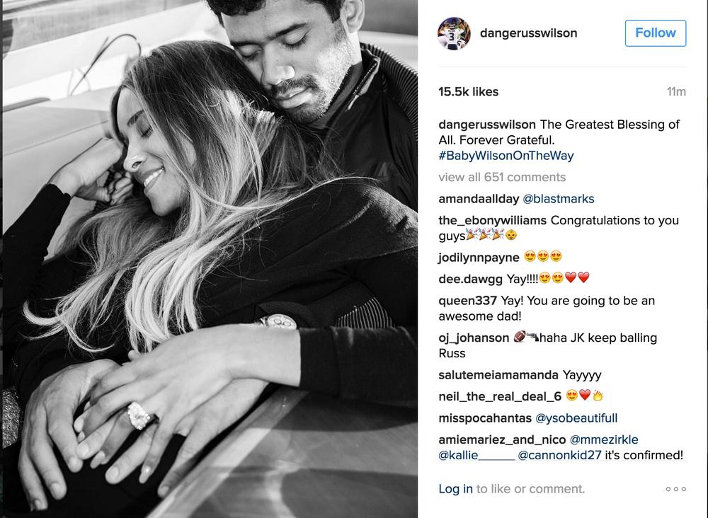 Ciara and Russell Wilson Baby 