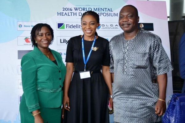 Dr Dorothy Jeff-Nnamani with Director of Public Health, Federal Ministry of Health, Dr Evelyn Ngige (Representative of The Minister of Health) and Director of Lagos Office, National Assembly, Barr. Ade Adebanjo (representative of the Senate President)