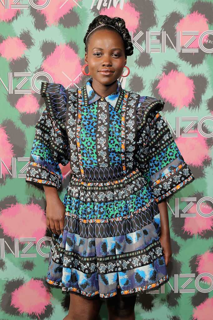 NEW YORK, NY - OCTOBER 19: Lupita Nyong'o attends KENZO x H&M Launch Event Directed By Jean-Paul Goude' at Pier 36 on October 19, 2016 in New York City. (Photo by Neilson Barnard/Getty Images for H&M)