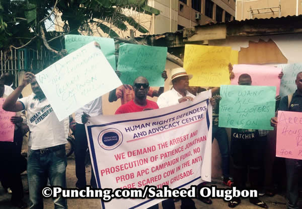 Human Rights Defenders and Advocacy Centre Protests