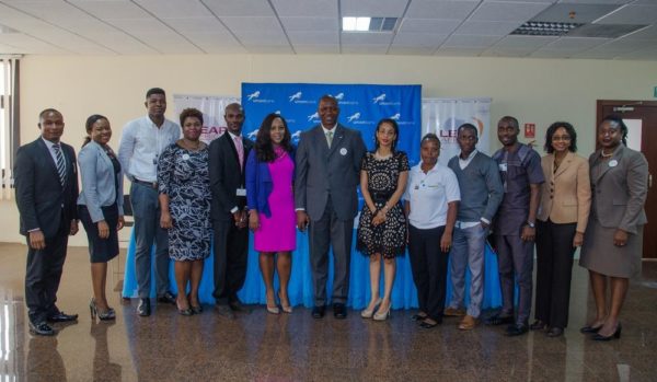 Asuquo Asuquo, Programme Coordinator LEAP Africa, Ndifreke Okwuegbunam, Programme Manager LEAP Africa, 2016 SIP Fellow Adeloye Olanrewaju, Founder Safer Mom, Ogochukwu Ekezie-Ekaidem, SIP Fellow Chidebe Runcie, Uche Pedro, Joe Mbulu, Ndidi Nwuneli, Nkem Owocha and 2016 SIP Fellow E'Brahim Durosimi Co-founder uJjuzi