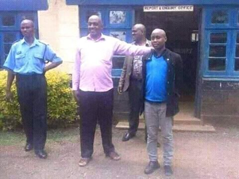 Mohammed Alfayo after his Arrest